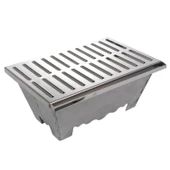 Zugspitzar Artera Metal Çantalı Yağ Oluklu Katlanır Mangal - 1