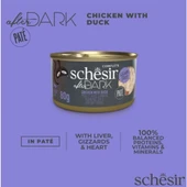 Schesir After Dark Sos İçinde Tavuk Etli ve Ördek Etli Tahılsız Yetişkin Kedi Konservesi 80 Gr (6 ADET) - 1