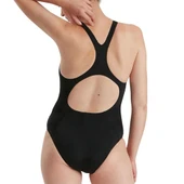 Speedo Medalist Kadın Yüzücü Mayosu Siyah - 4
