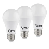 ZMR 103/B.65 3'lü Paket LED Ampul 10W 6500K Beyaz Işık E27 Duylu Enerji Tasarruflu Uzun Ömürlü - 2