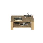 New Line Kare Orta Sehpa - Florida Meşe 90x42x90 cm thumbnail 3