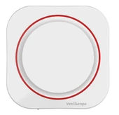 Round 100 BD 10 cm Banyo Tuvalet Aspiratör Fanı - Kapaklı Damperli Havalandırma thumbnail 1