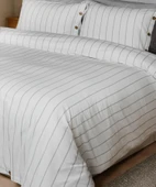 Cotton Collection Çift Kişilik Çizgili Nevresim Seti Rayuna - 3