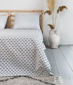 Cotton Collection Tek Kişilik Pike Balık - 1