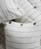 Cotton Collection Çift Kişilik Çizgili Nevresim Seti Rayuna - 2