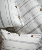 Cotton Collection Tek Kişilik Çizgili Nevresim Seti Solinea - 2