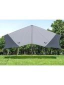 Naturehike Hexagon Sunrise Canopy 5.2x4.6 mt Tarp [Güneş ve Rüzgar Koruma Tentesi] Grey/Blue - 4