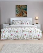 Cotton Collection Çift Kişilik Nevresim Seti Fleur thumbnail 1