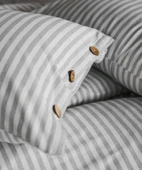 Cotton Collection Çift Kişilik Çizgili Nevresim Seti Reveboheme - 4