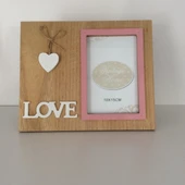 Love Temalı Ahşap Fotoğraf Çerçevesi thumbnail 2