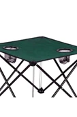 Katlanır Kamp Masası 47 Cm Yeşil - 3