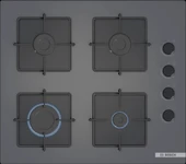 Bosch Hbf512bh1t-pop6c9p30o-dwk64pj70t Ankastre Gri 3 Lü Set 312 thumbnail 2