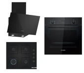 Bosch HBF512BB1T - POP6C6P30O - DWK63PJ60T Siyah Ankastre Set thumbnail 1