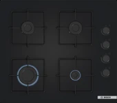 Bosch HBF512BB1T - POP6C6P30O - DWK63PJ60T Siyah Ankastre Set thumbnail 3