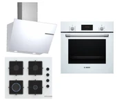 Bosch HBF512BW1T - POP6C2P30O - DWK66PJ20T 3'lü Beyaz Ankastre Set 279 thumbnail 1