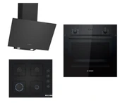 Bosch HBF512BB1T - POP6C6P30O - DWK64PJ60T Siyah Ankastre Set thumbnail 1