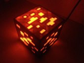Minecraft Cevheri Gece Lambası Plastik Aparat - 3