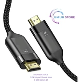 4K 60Hz Örgü HDMI 2.0 Kablosu - 2m - 1