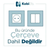 GÜNSAN VISAGE BEYAZ NÜMERİS TELEFON PRİZ (MKZ) - 2