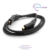 2x 90DERECE HDMI Kablo Gold - 1.8m - 4