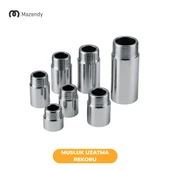 1.5 cm Musluk Uzatma Rekoru Krom Kaplama 1/2 Uyumlu Pirinç – 1 Adet - 2