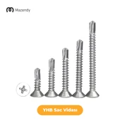 YHB Sac Vidası 4,2x22 mm 100 Adet Matkap Uçlu Galvaniz Sac Vidası - 2