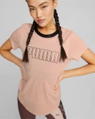 Puma Safari Glam Ss Tee Women's Running T-Shirt rose quartz thumbnail 1