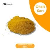 1 Kg Universal Toz Boya Oksit Sarı - 1