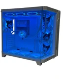 Kuromi Karakterli 7 ARGB Fanlı 850W 80 Plus Bronz Power'lı 360MM Sıvı Soğutmalı Beyaz Akvaryum Kasa thumbnail 3