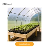 Sera Naylonu 2x8m 140 Mikron UV+EVA Katkılı Şeffaf Sera Örtüsü – Nem ve suya karşı özel damlatmaz yüzey. thumbnail 6