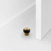 Kapı Stoperi Tamponu Gold Altın Vidalı Metal Tutacağı Tutucu Altı Kolu Pencere Stopu Takozu Sürgülü thumbnail 4