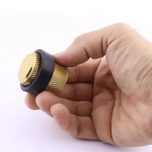 Kapı Stoperi Tamponu Gold Altın Vidalı Metal Tutacağı Tutucu Altı Kolu Pencere Stopu Takozu Sürgülü thumbnail 5