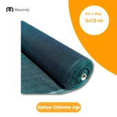 5x13 m Bahçe Gizleme Filesi – %75 Yoğunluk, UV Dayanım ve Gölgelik - 1