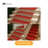 Kıvırcık Paspas 1x15m 14mm Turkuaz Kapı Önü Kaymaz Dış Mekan Halısı - 5