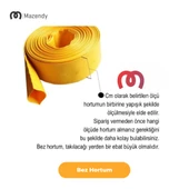 Süper Örme Bez Salma Sulama Hortumu 16cm x 100m Dayanıklı Yassı Bahçe Hortumu - 7