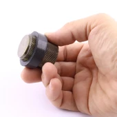 Kapı Stoperi Tamponu Antik Sarı Vidalı Metal Tutacağı Tutucu Altı Kolu Stopu Takozu Sürgülü Kapı thumbnail 6