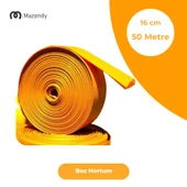 Süper Örme Bez Salma Sulama Hortumu 16cm x 50m Dayanıklı Yassı Bahçe Hortumu - 1