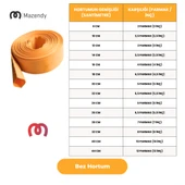 Süper Örme Bez Salma Sulama Hortumu 14cm x 50m Dayanıklı Yassı Bahçe Hortumu thumbnail 5