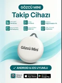 Gözcü Mobil Mini Ios Android Uyumlu Airtag Anlık Geçmişe Dönük Konum 30 Ay Pil Ömrü Gps Araç Motor Çocuk Akıllı Gizli Takip Cihazı (5-10 Dakika Aralıklı Sinyal Alır) - 1