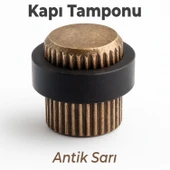 Kapı Stoperi Tamponu Eskitme Antik Vidalı Metal Tutacağı Tutucu Altı Kolu Stopu Takozu Sürgülü Kapı thumbnail 1