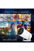Taşınabilir Sinema Projektörü 4k Ev Sineması Bluetooth Android 12 Projeksiyon cihazı - 3