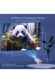 Taşınabilir Sinema Projektörü 4k Ev Sineması Bluetooth Android 12 Projeksiyon cihazı - 6