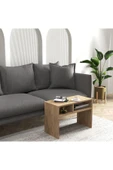 Cool Home Vera Yan Sehpa , Servis Sehpası Sepet ( Meşe ) - 2