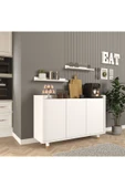 Cool Home Bono Raflı Kahve Köşesi , Çok Amaçlı Dolap , Konsol , Beyaz - 3