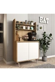 Cool Home Salt Kahve Köşesi , Raflı Çok Amaçlı Dolap Sepet - Beyaz - 1