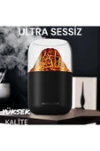 300 ml hava nemlendirici buhar makinası RGB ışıklı dekoratif yanardağ - 5