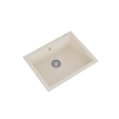 RealStone K012 Gordion 60 Tezgah Altı Granit Eviye Krem - 2