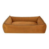 Pet Comfort Golf  Köpek Yatağı Hardal w Parliament Mavi Biye L 105x80cm thumbnail 3