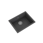 RealStone K012 Gordion 60 Tezgah Altı Granit Eviye Antrasit thumbnail 1