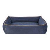 Pet Comfort Golf  Köpek Yatağı Parliament Mavi w Hardal Biye L 105x80cm thumbnail 3